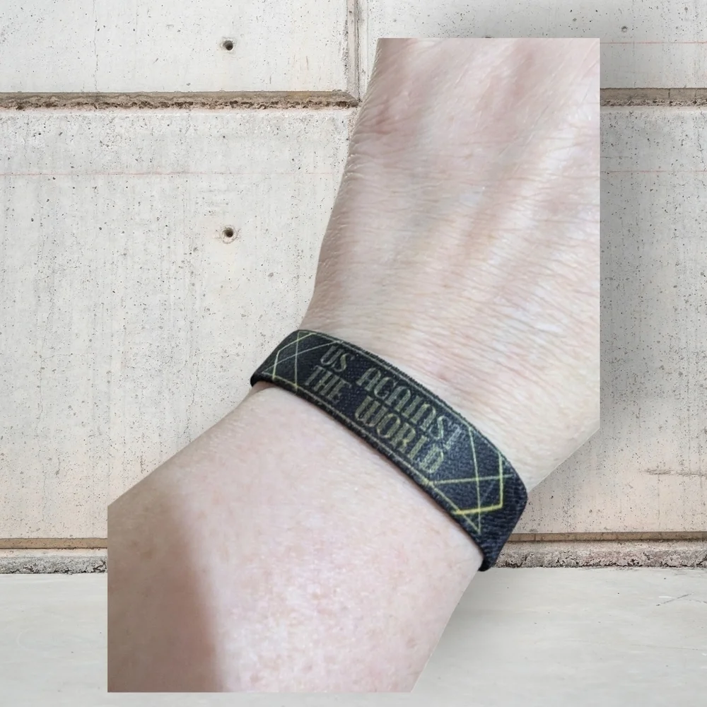 Zox *US Against The World* Single Wristband Size Medium